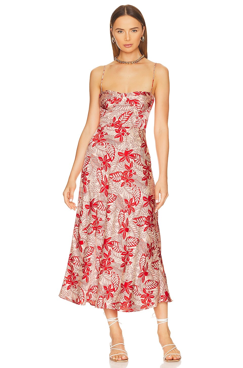 

Платье ASTR the Label Josiane, цвет Red Floral