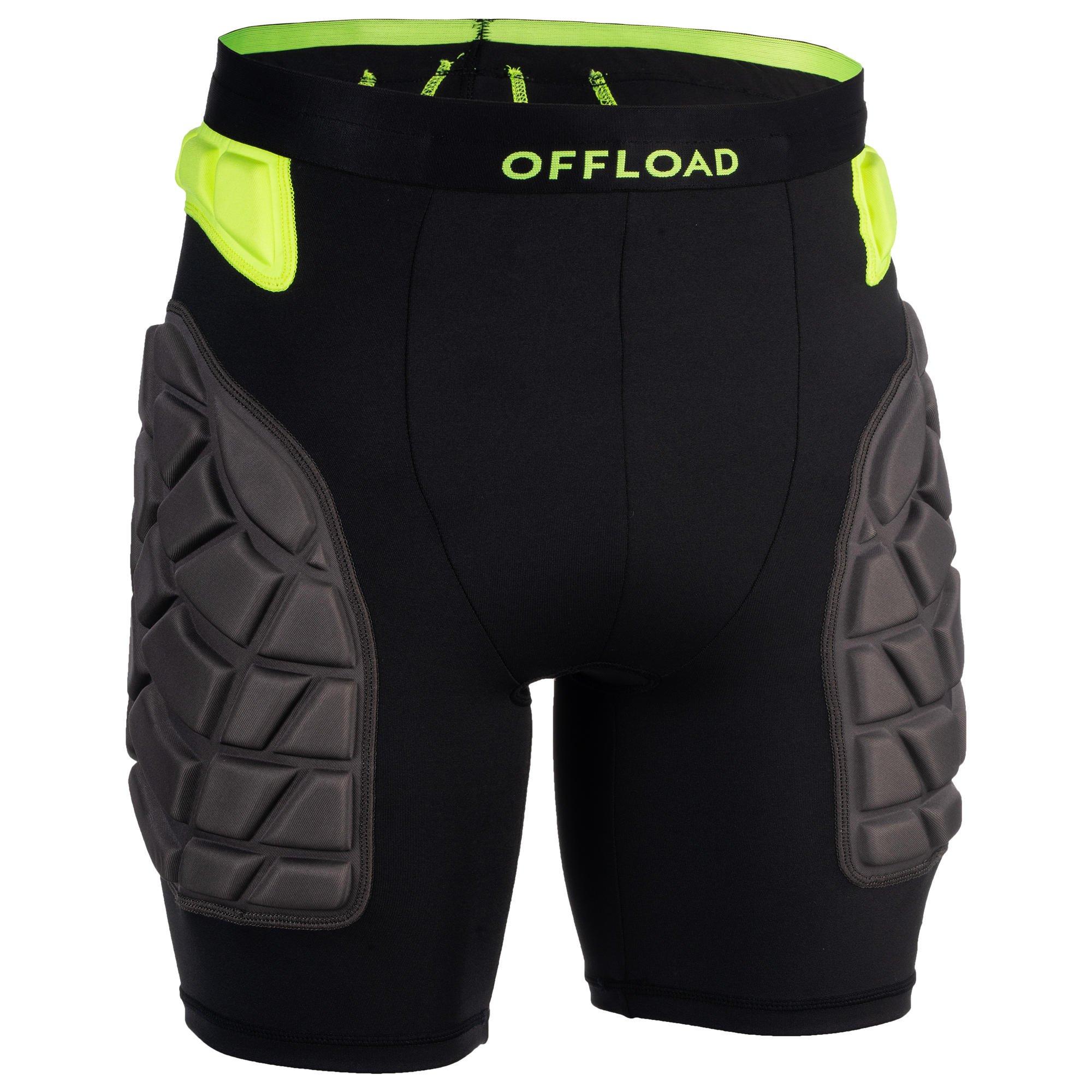 цена Защитные шорты для регби Decathlon R500 Offload, черный