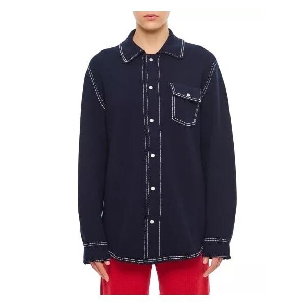 

Куртка cashmere overshirt Barrie, черный