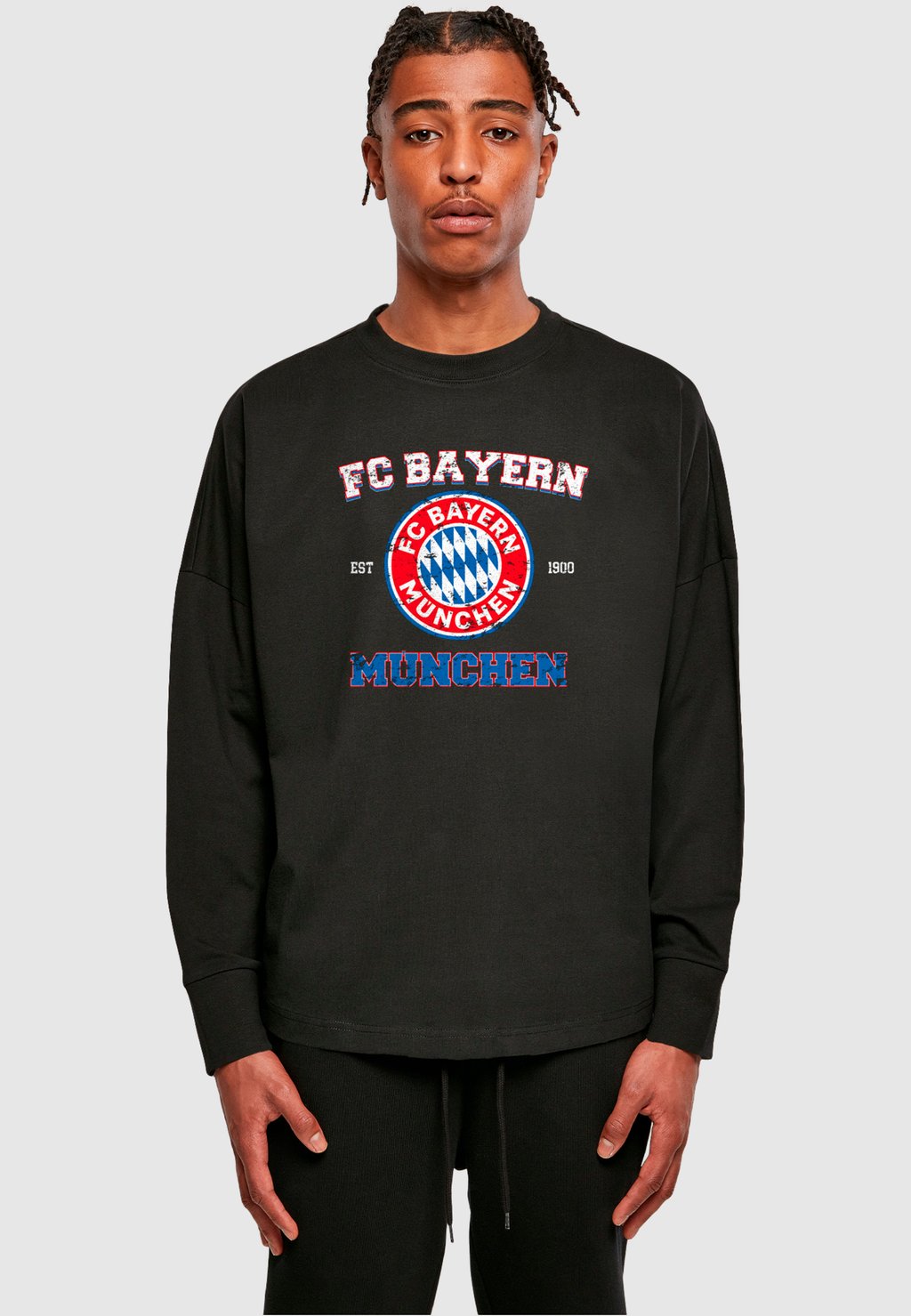 команда Футболка FC BAYERN MÜNCHEN 3 с длинными рукавами FC Bayern München, черный