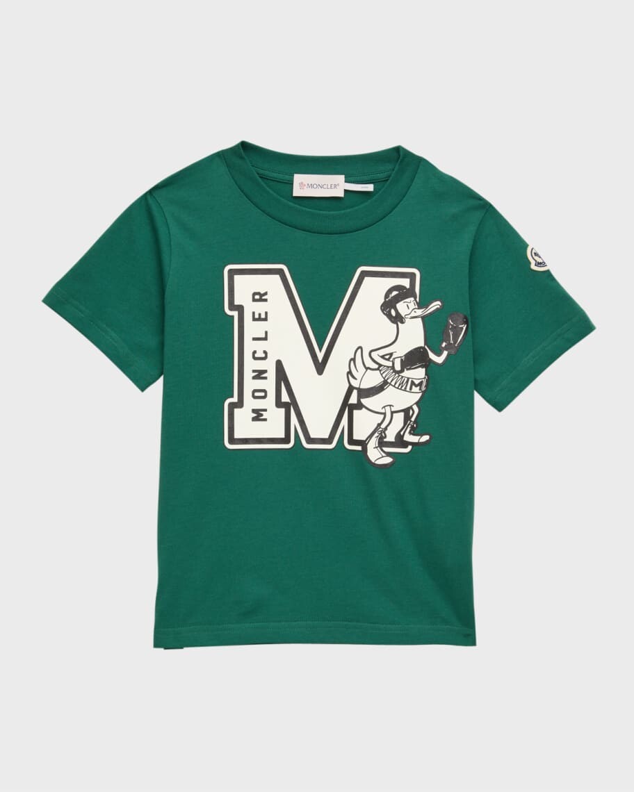 

Футболка с логотипом для мальчиков, размеры 8–14 Moncler