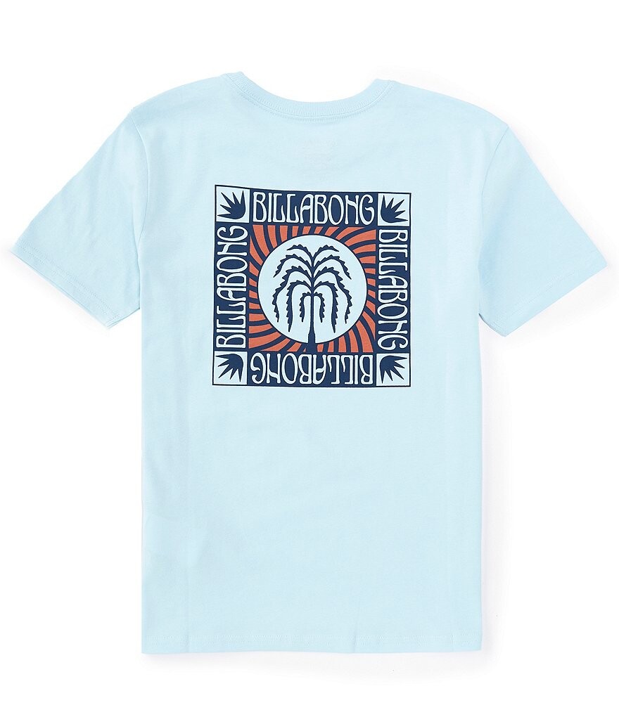 

Футболка Billabong Big Boys 8-20 с короткими рукавами Troppo, синий