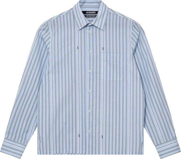 

Рубашка Jacquemus Costume Stripe 'Blue Stripe', синий