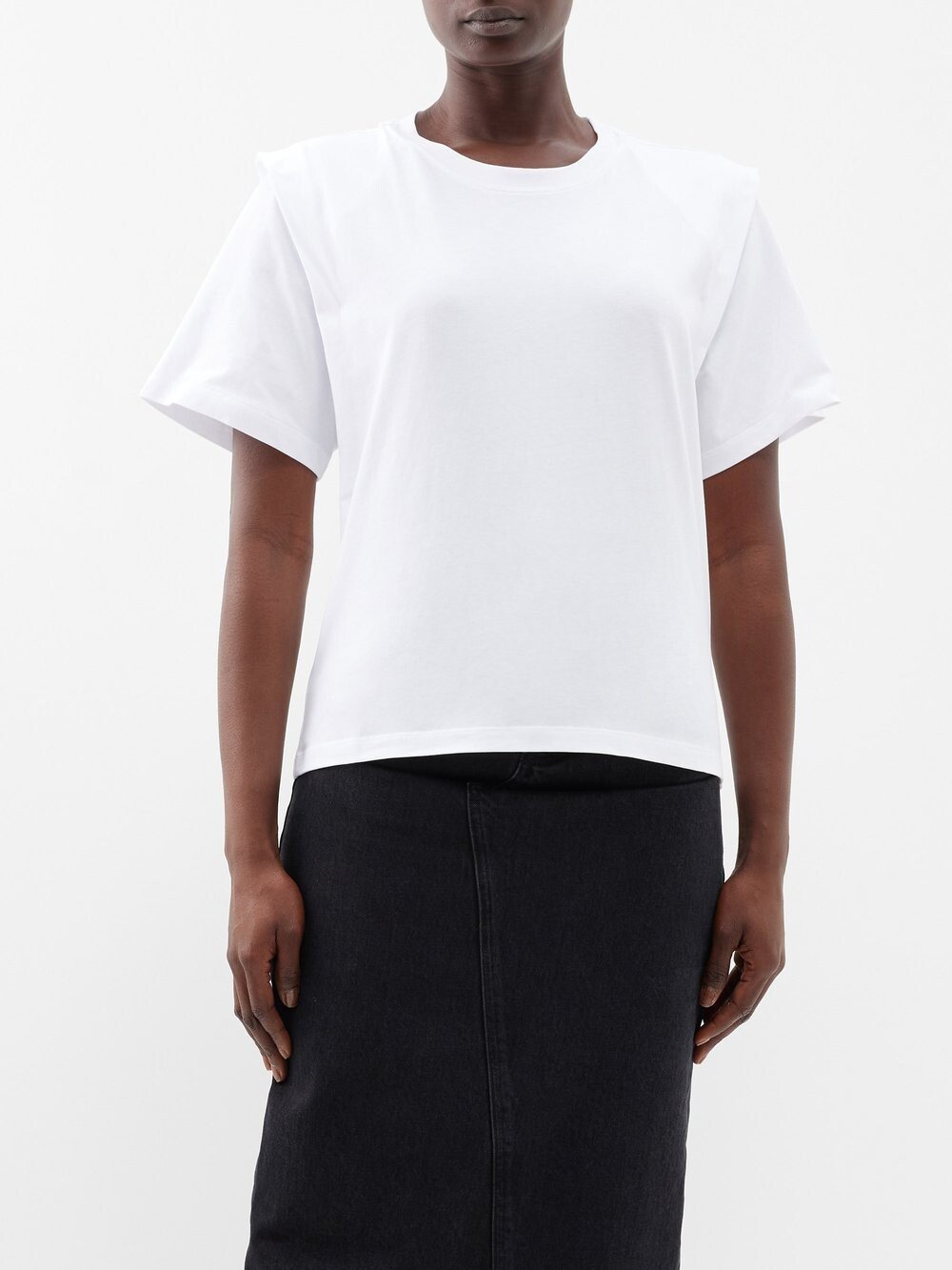 

Футболка zelitos из хлопкового джерси Isabel Marant, белый