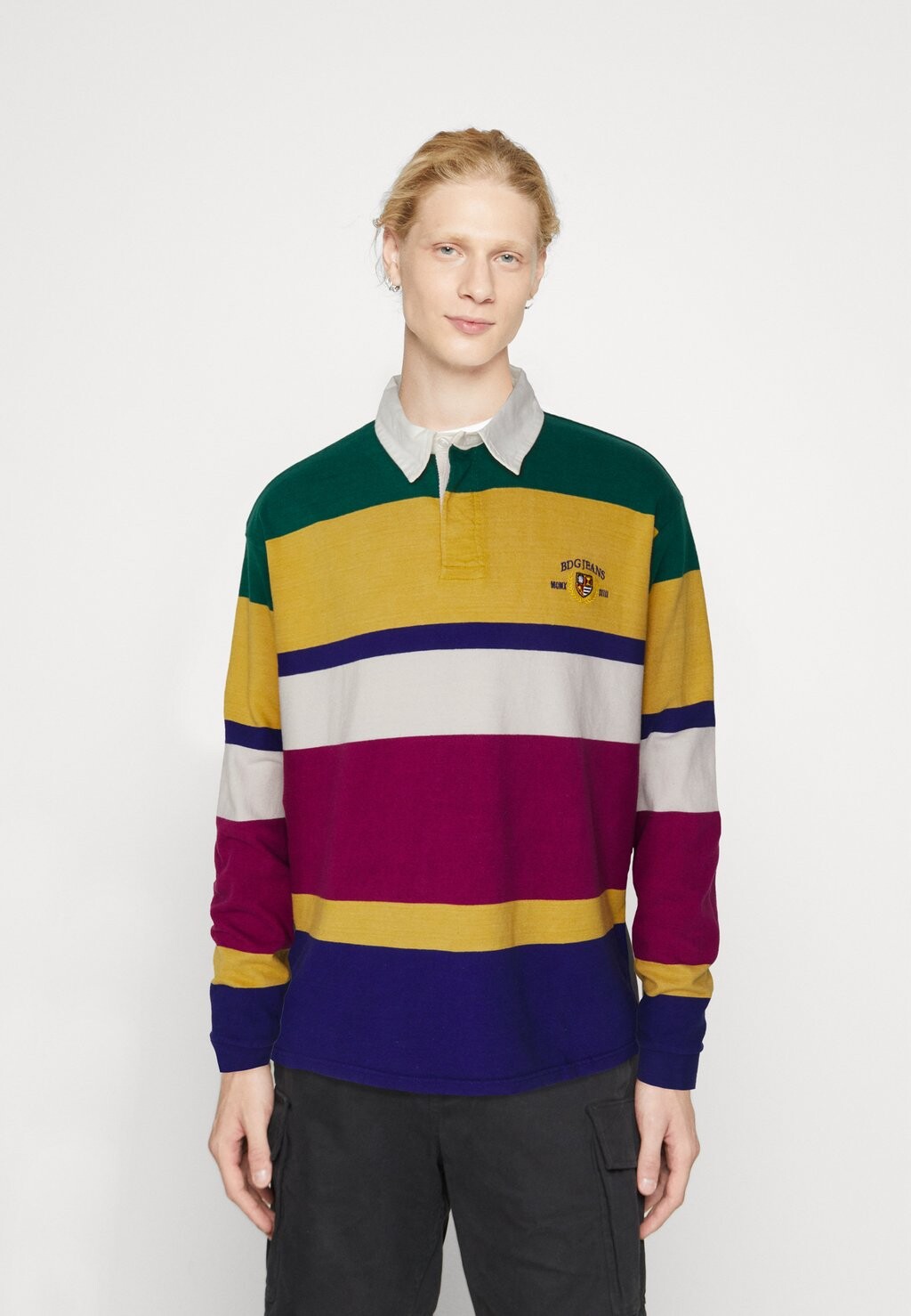 

Футболка с длинным рукавом РЕГБИ УНИСЕКС BDG Urban Outfitters, мульти
