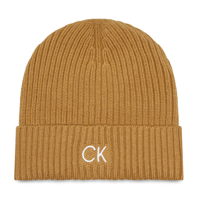

Шапка Calvin Klein ClassicCotton, бежевый