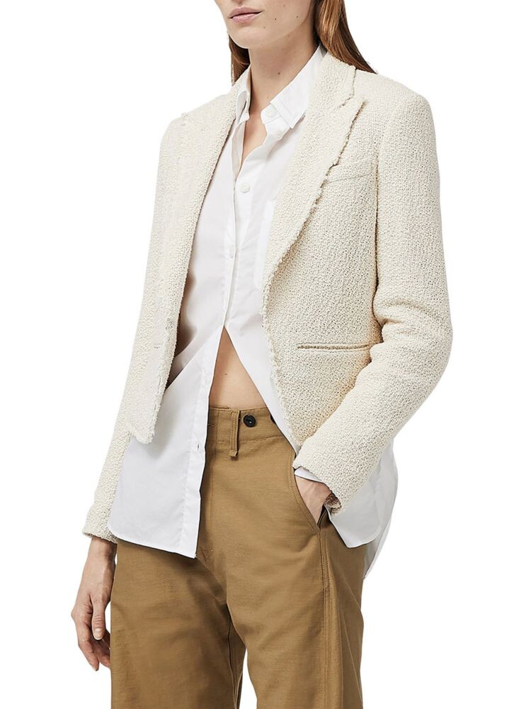 

Твидовый пиджак Elle Rag & Bone, цвет Ecru