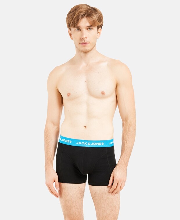 

Трусы-боксеры, 3 шт. Jack & Jones, черный