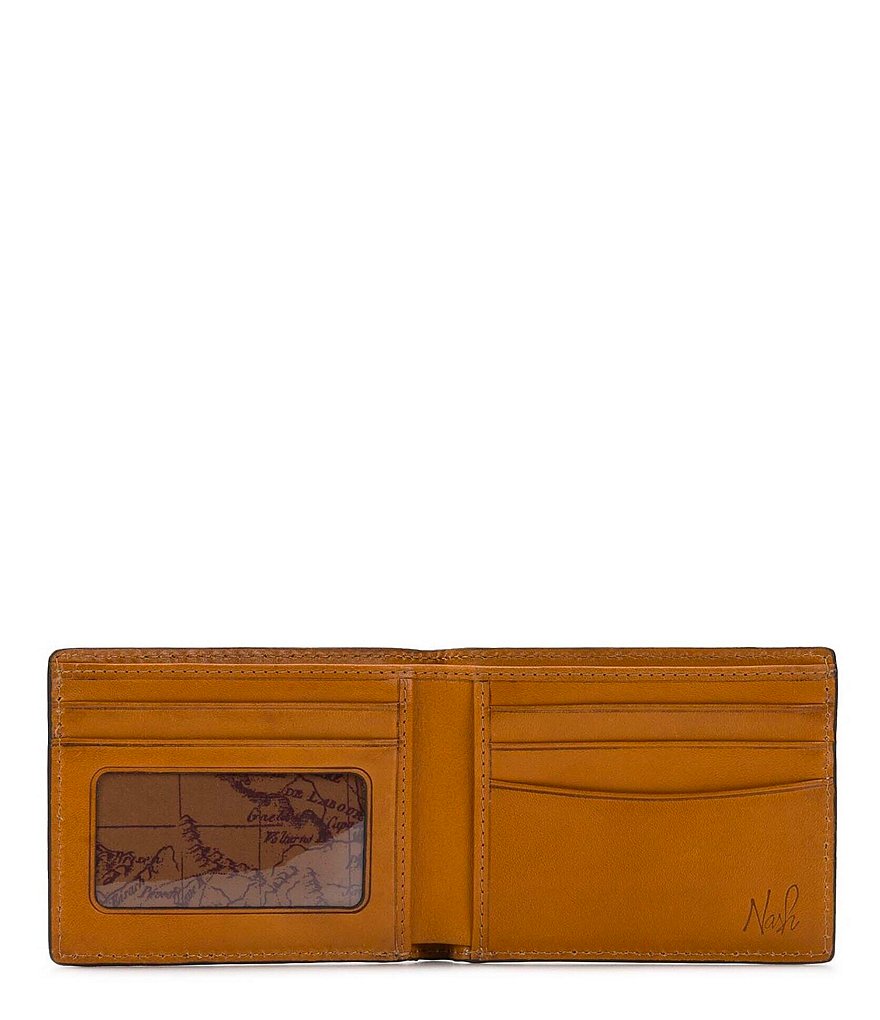 Кожаный кошелек Patricia Nash Castello Billfold, коричневый
