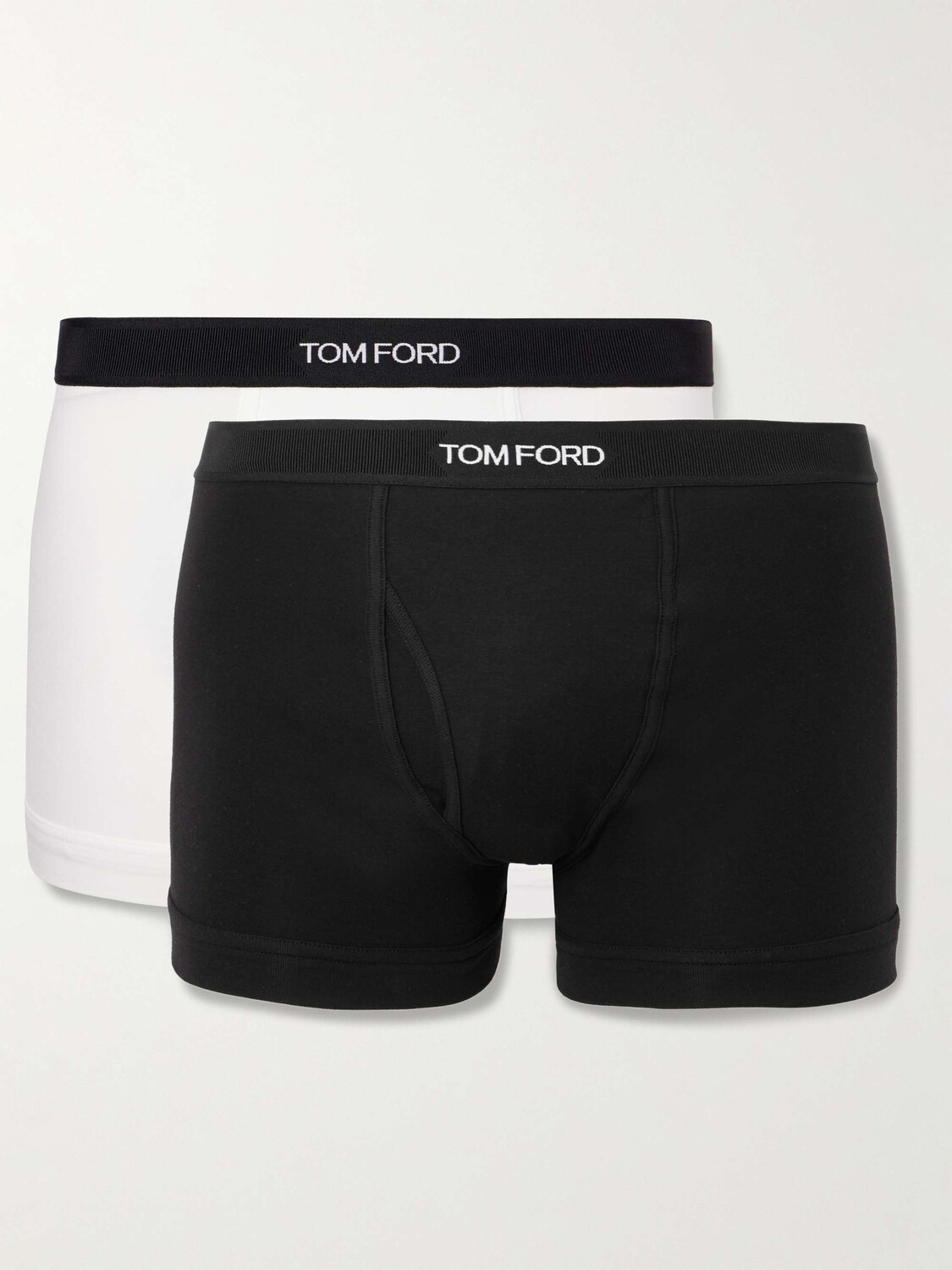 

Комплект из двух трусов-боксеров из эластичного хлопкового трикотажа TOM FORD, мульти