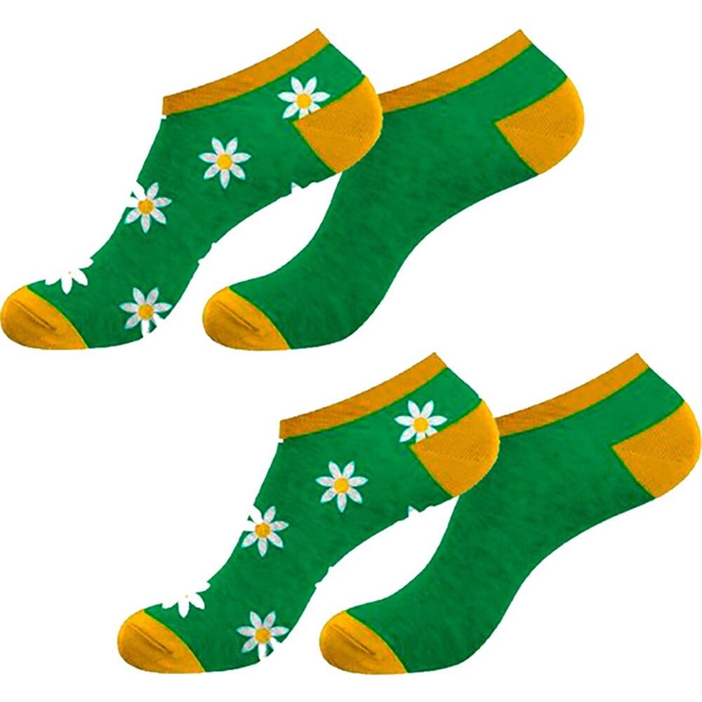 

Носки Crazy Boxer Daisy 2 шт Ankle, зеленый