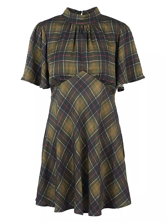 

Мини-платье Orton в клетку тартан Barbour, цвет classic tartan