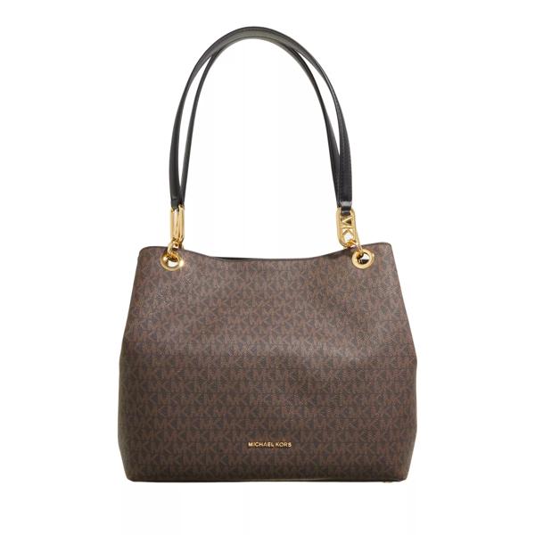 Сумка-тоут kensington large shoulder tote brown Michael Michael Kors, коричневый сумка тоут medium chain shoulder tote michael michael kors коричневый