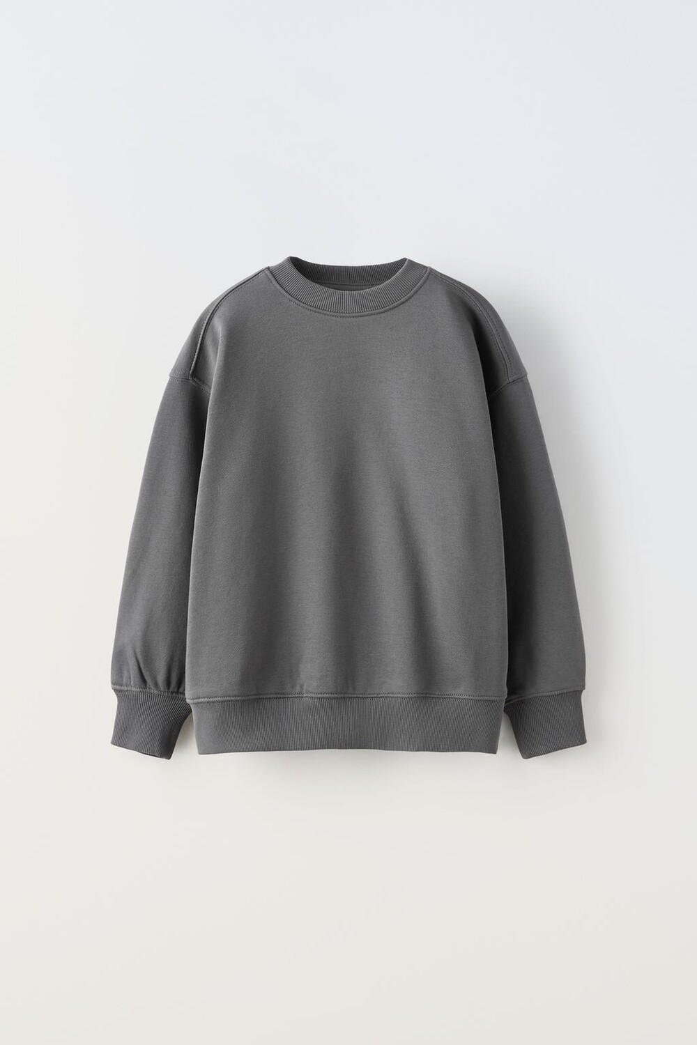 

Свитшот для прогулки ZARA, антрацитовый серый