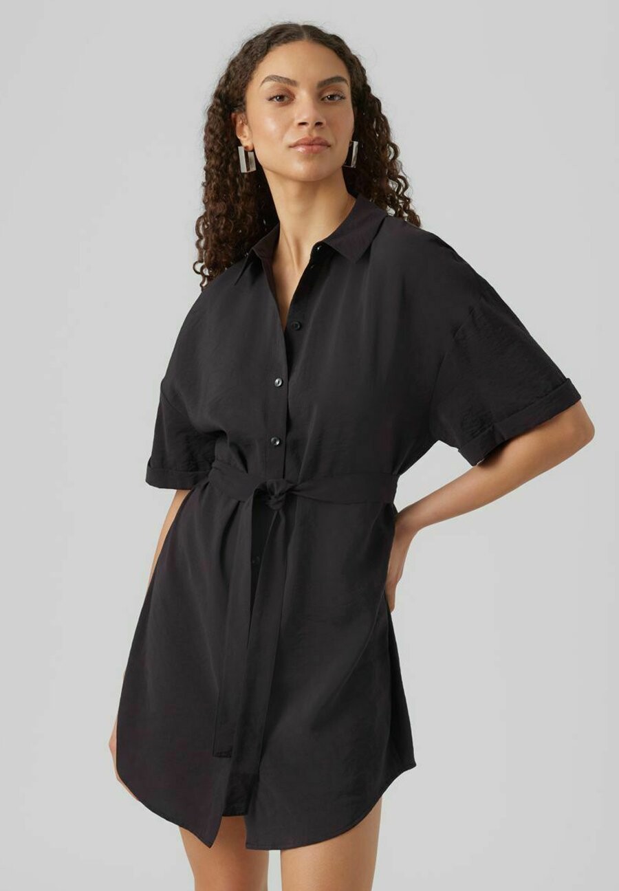 

Платье-рубашка Vero Moda, черный
