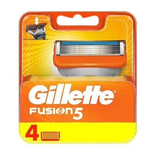 Сменные лезвия для бритвы Gillette, Fusion5 4 шт.
