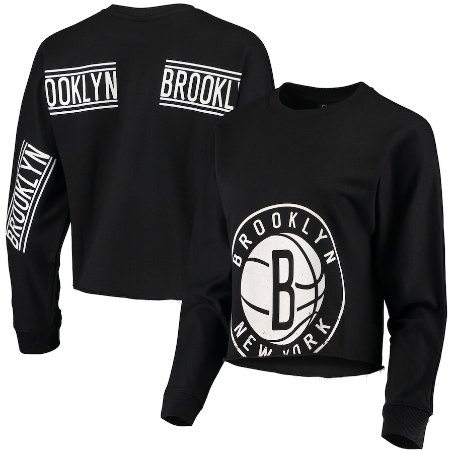 

Футболка с длинным рукавом FISLL Brooklyn Nets, черный