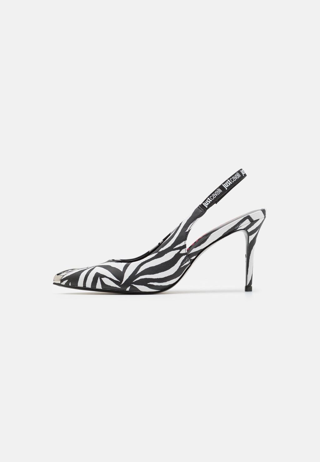 

Туфли на высоком каблуке Just Cavalli, цвет black/white