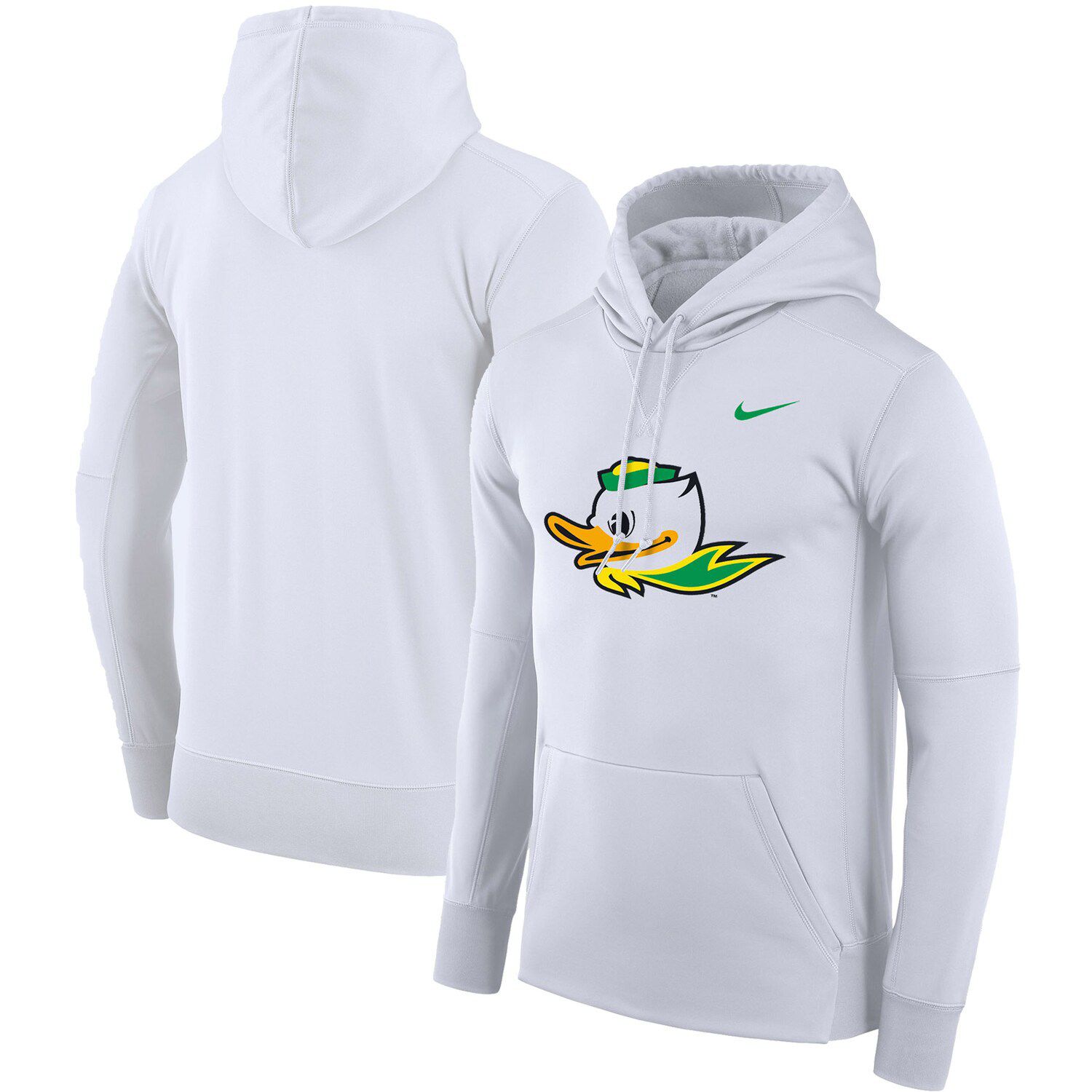 

Мужской белый пуловер с капюшоном Oregon Ducks Alternate Performance Nike