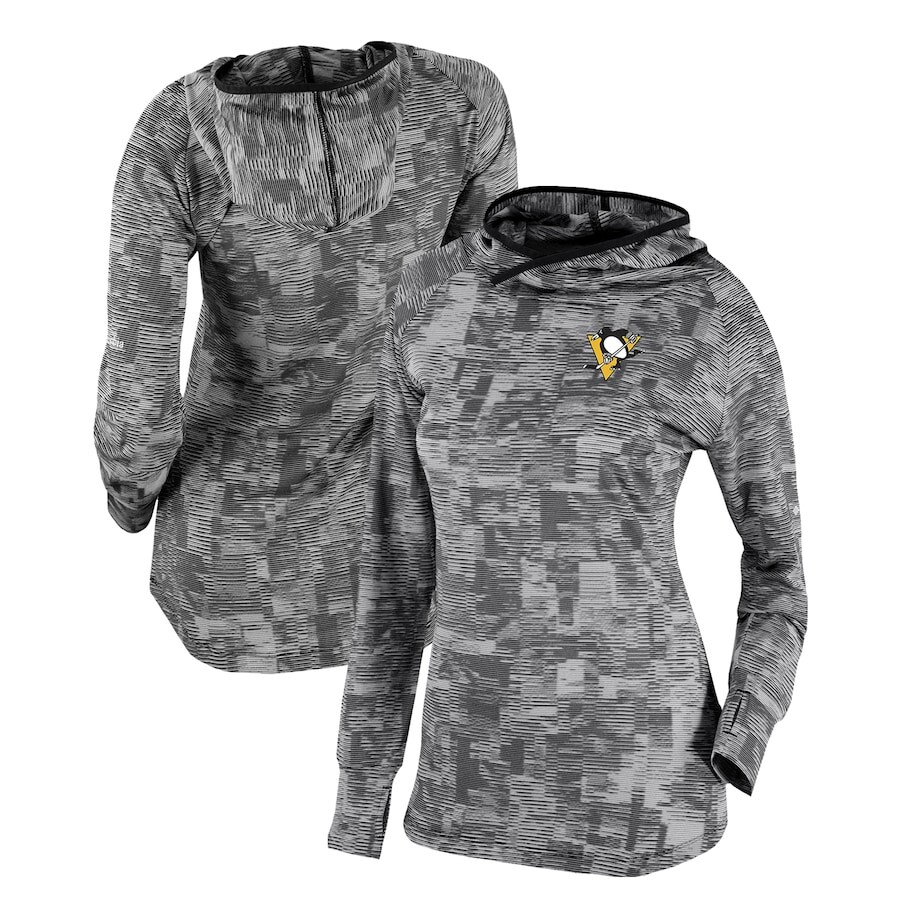 

Пуловер с капюшоном Columbia Pittsburgh Penguins, черный