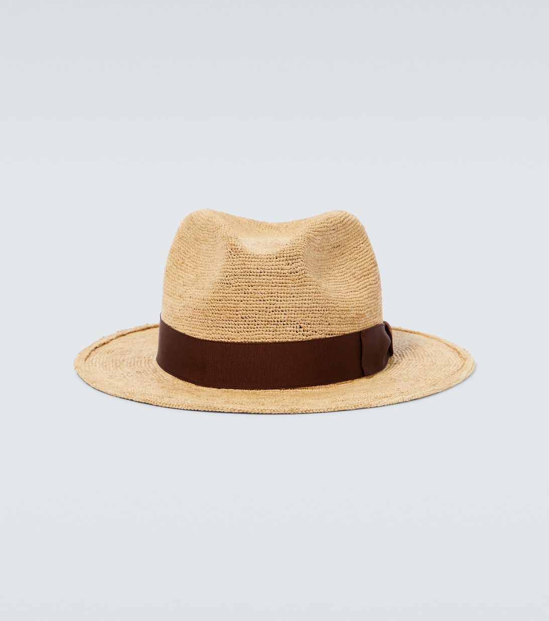 Соломенная шляпа панама Borsalino, бежевый соломенная шляпа бежевый