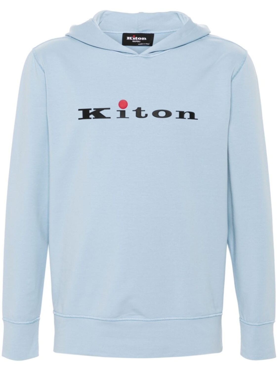 

Kiton худи с логотипом, синий