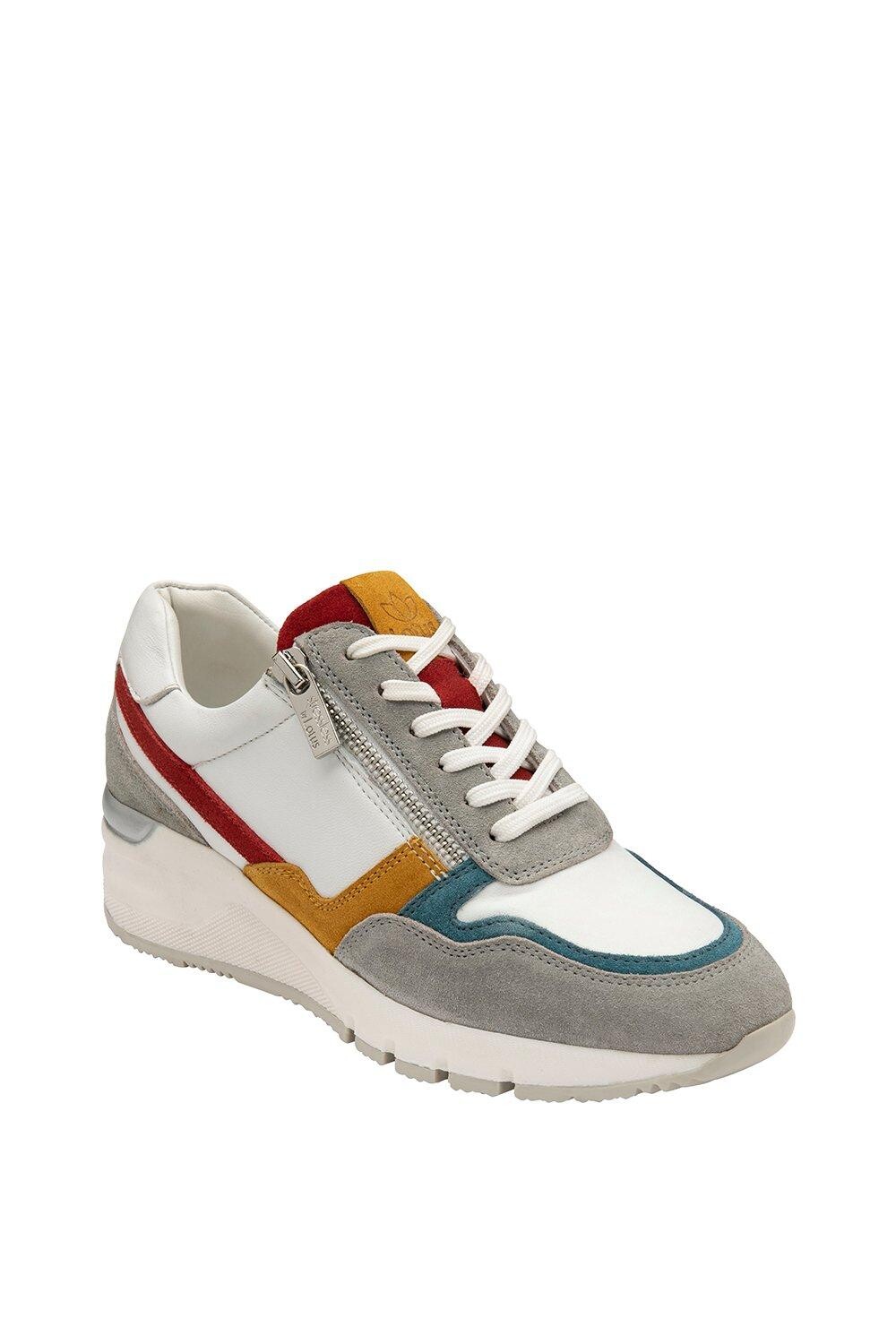 

Кроссовки 'Suzuka' Leather Casual Trainers Lotus, белый