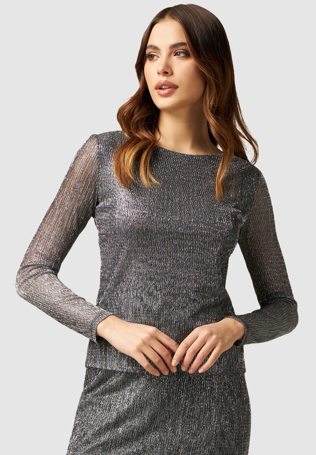 

Рубашка с длинным рукавом Oltre, цвет grigio
