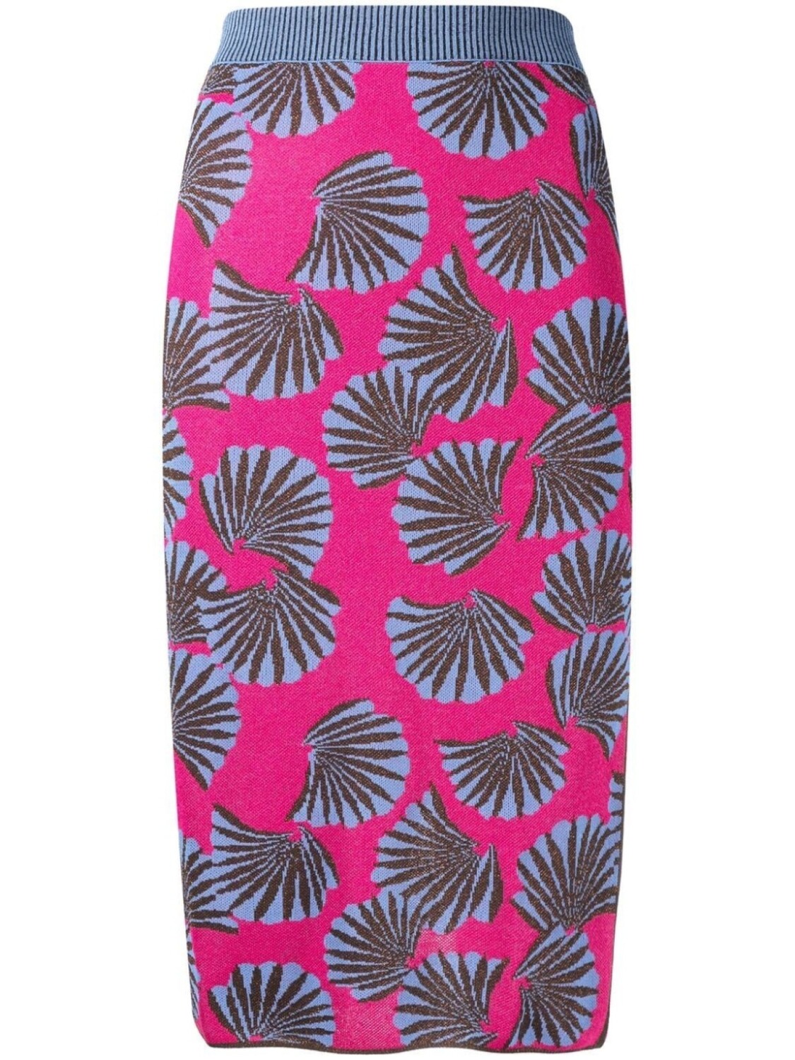 

Diane Von Furstenberg Hazel jacquard knitted skirt, розовый