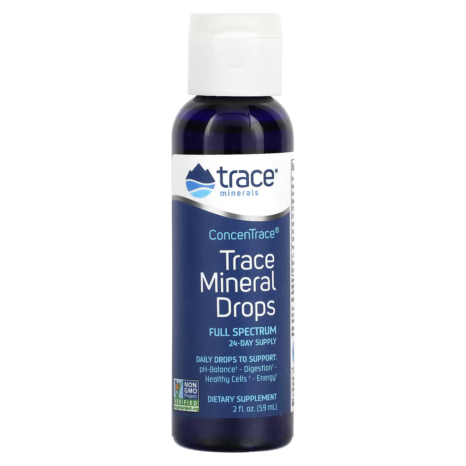 Капли Trace Minerals Concentrace с микроэлементами, 59 мл trace minerals research concentrace капли с микроэлементами 118 мл
