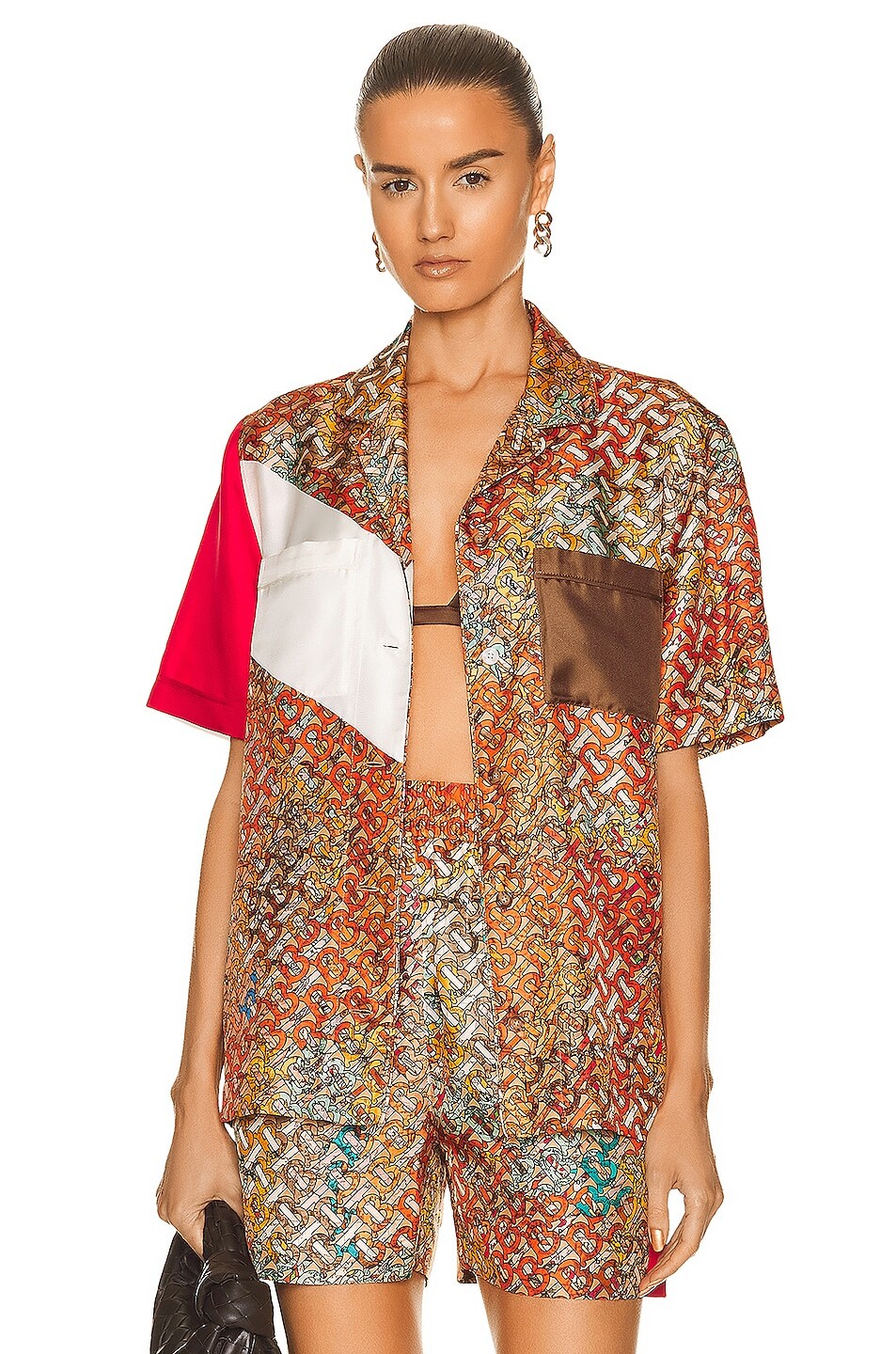 

Рубашка Burberry Tierney, цвет Bright Orange