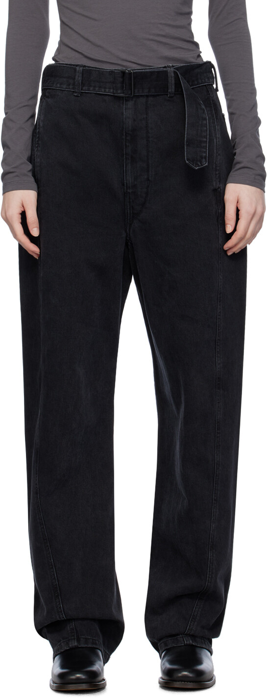 

Эксклюзивные черные джинсы SSENSE LEMAIRE