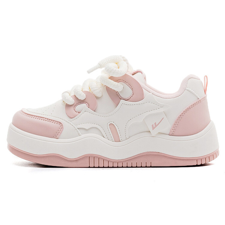

Кроссовки WARRIOR Skateboarding Shoes Women's Low-top Beige/Pink, розовый