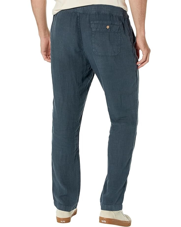 

Брюки Faherty Linen Drawstring Pants, цвет Look Out Navy