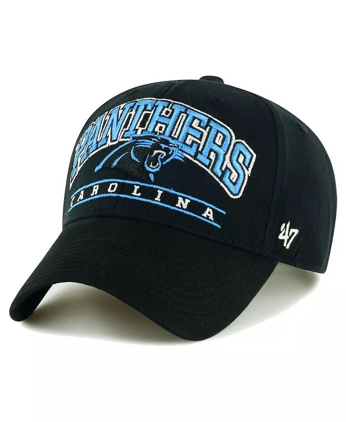 

Мужская регулируемая кепка Black Carolina Panthers Fletcher MVP '47 Brand, черный