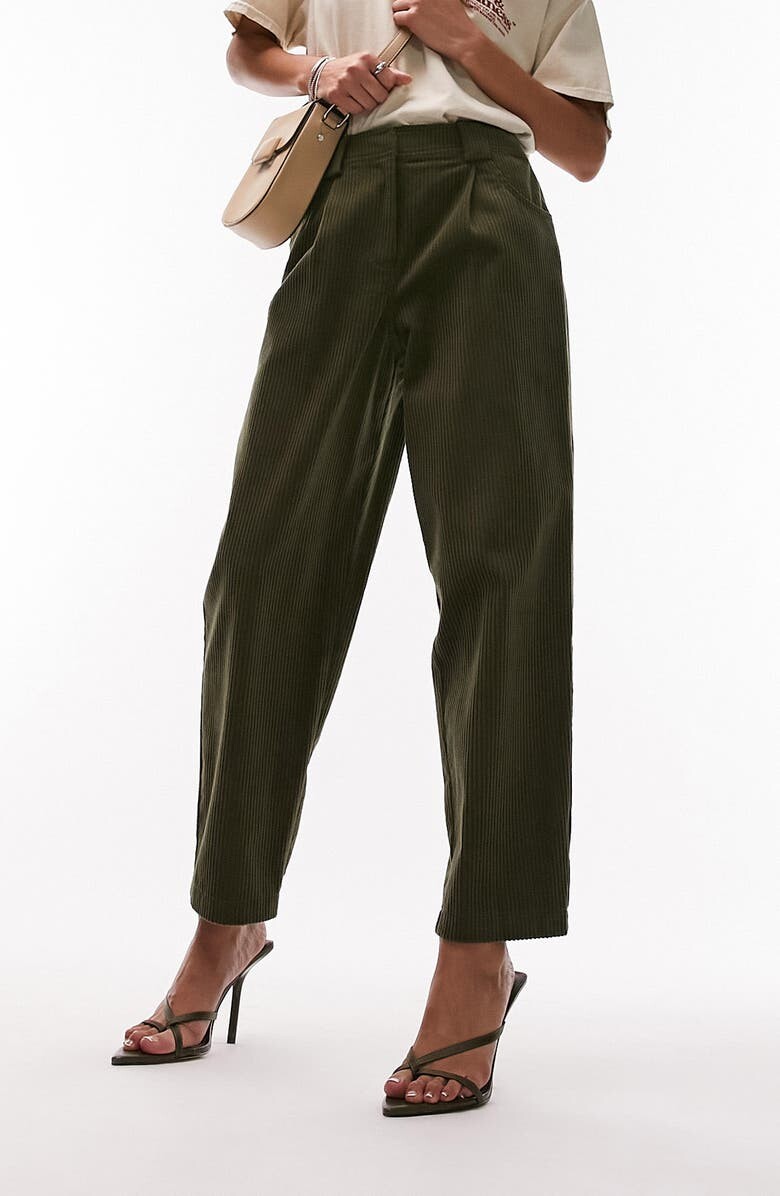 

Свободные вельветовые брюки Peg TOPSHOP