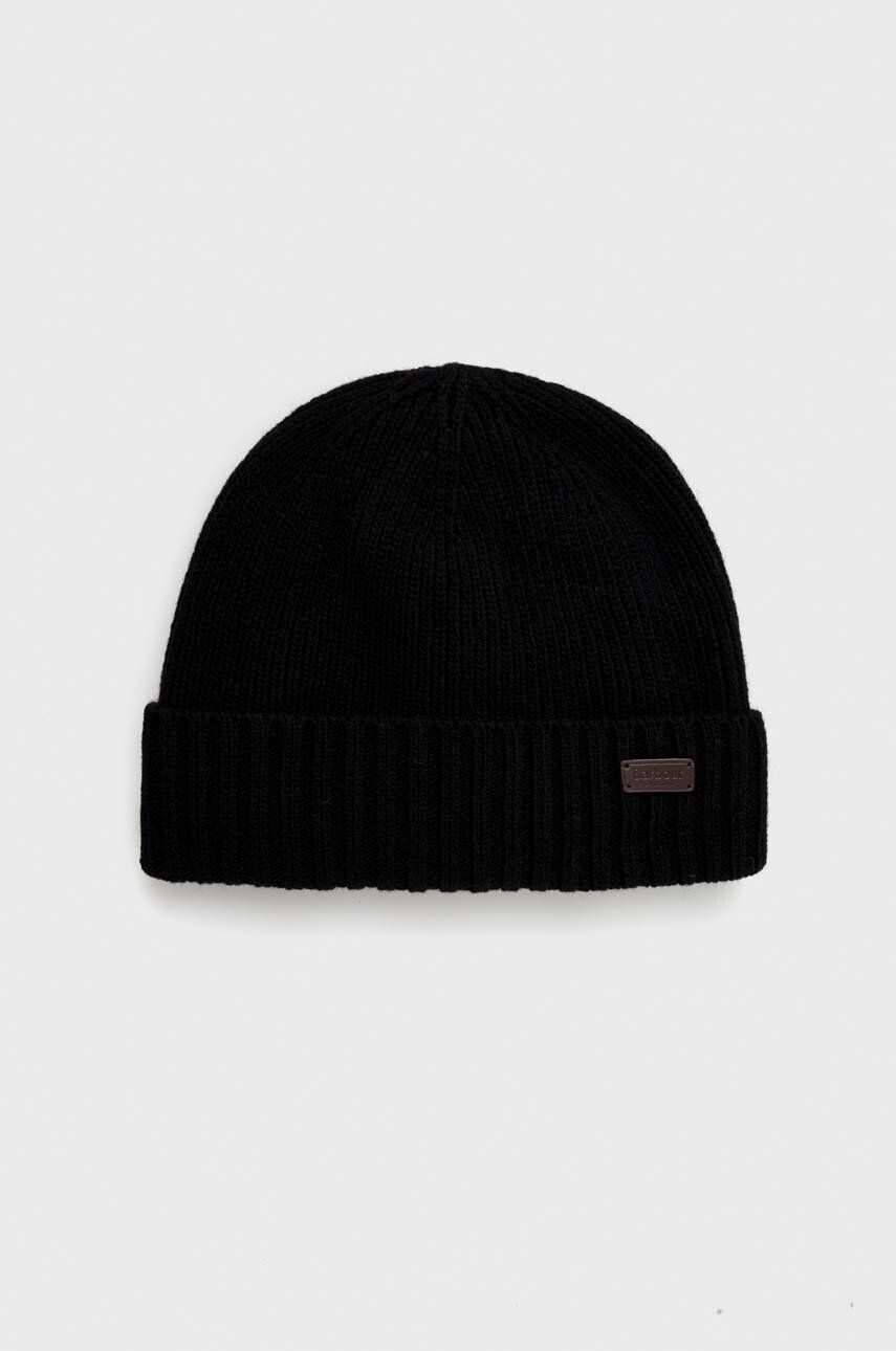 

Шерстяная шапка Barbour, черный