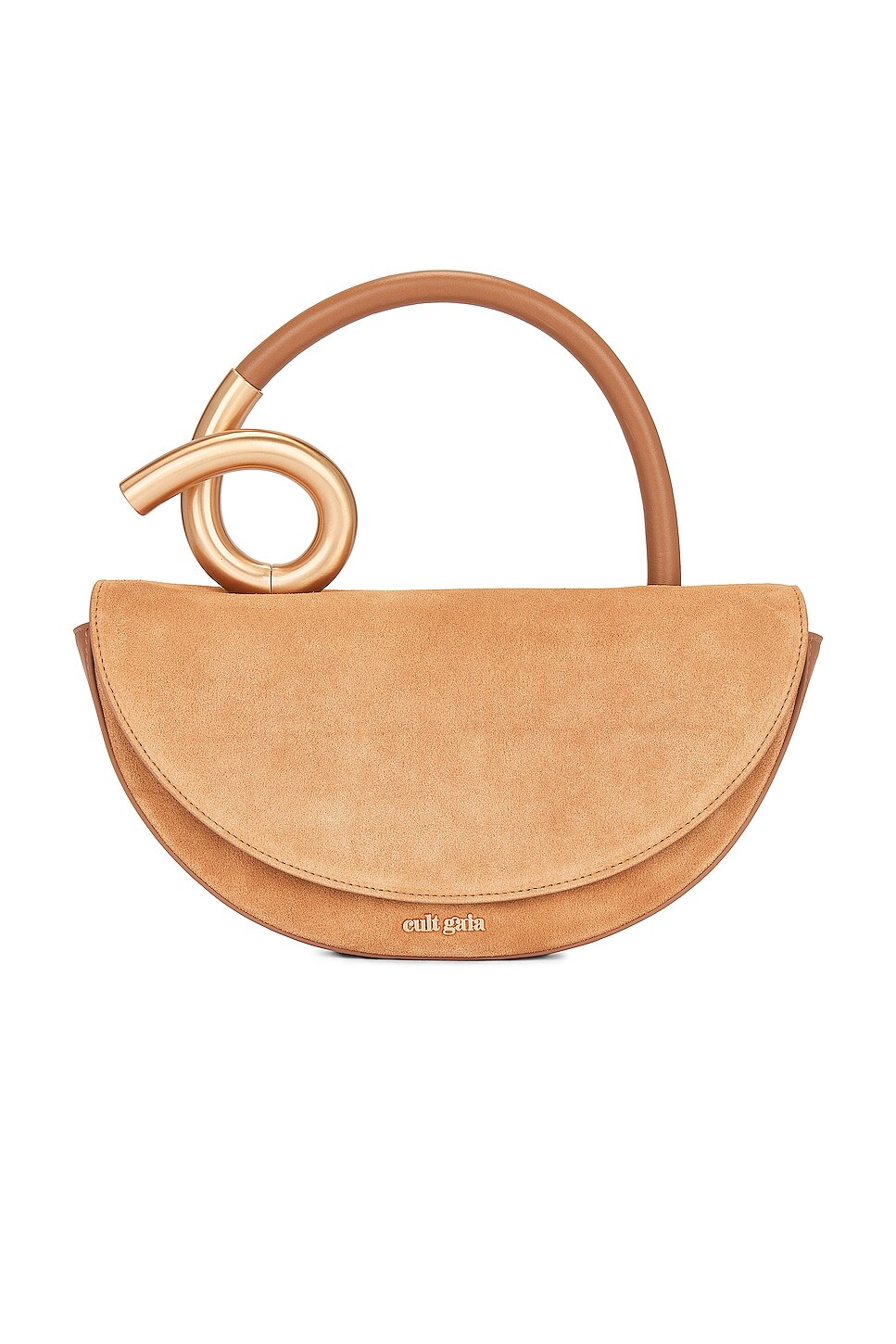 

Сумка Cult Gaia Azariah Top Handle, кэмел