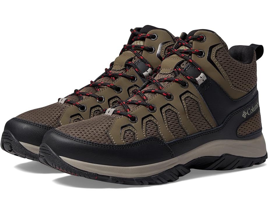 Походная обувь Columbia Granite Trail Mid Waterproof, цвет Mud/Black походная обувь columbia granite trail цвет dark grey golden yellow