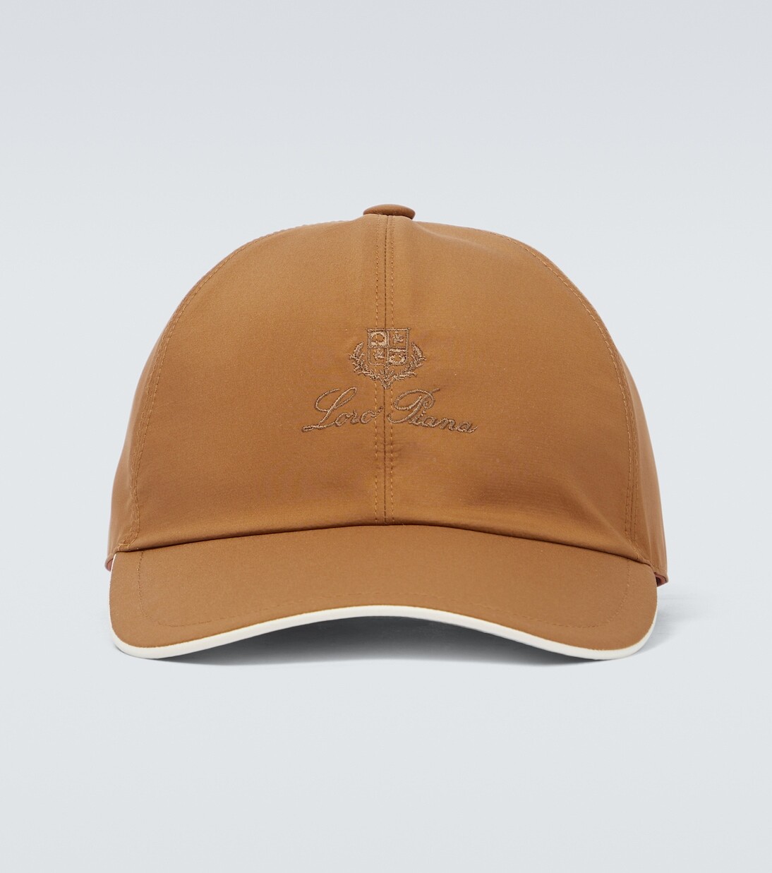

Вышитая кепка Loro Piana, коричневый