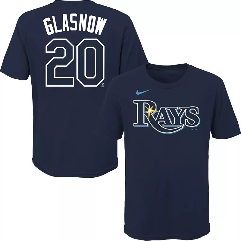 

Темно-синяя футболка Nike Youth Tampa Bay Rays Tyler Glasnow #20
