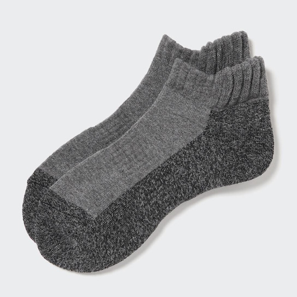 

Мужские носки Uniqlo HEATTECH короткие, темно-серый