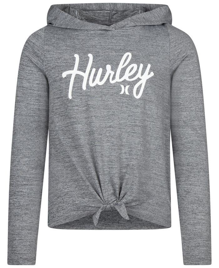 

Пляжный активный пуловер с капюшоном для больших девочек Hurley, черный