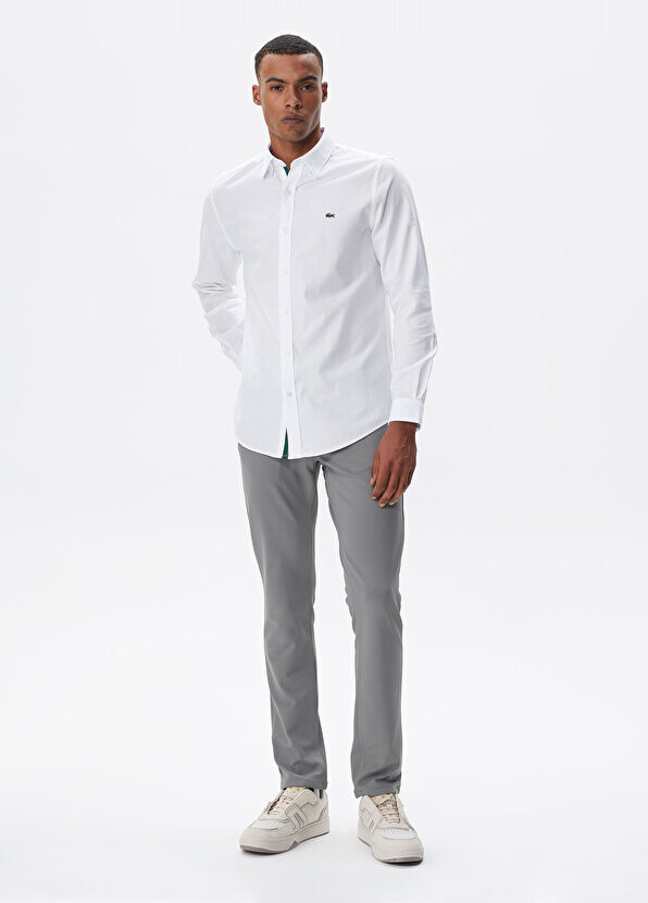 

Мужские темно-серые брюки узкого кроя lacoste Lacoste, Серый