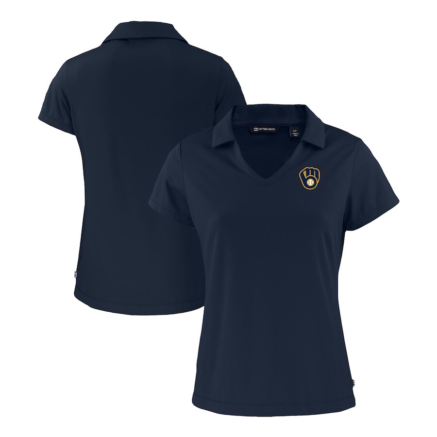 

Поло с коротким рукавом Cutter & Buck Milwaukee Brewers, нави