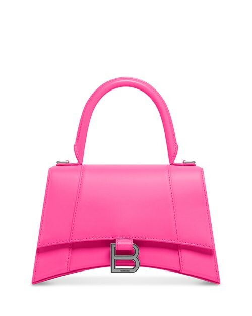 

Маленькая сумка с ручкой сверху «Песочные часы» Balenciaga, цвет Pink