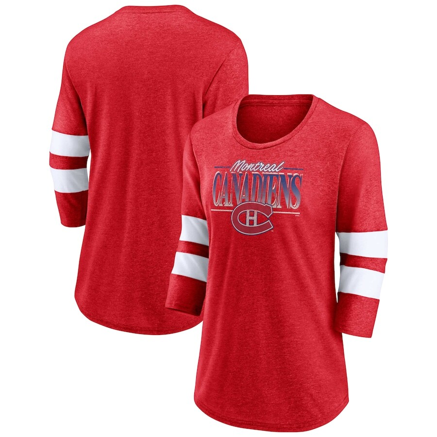 

Футболка с длинным рукавом Fanatics Branded Montreal Canadiens, красный