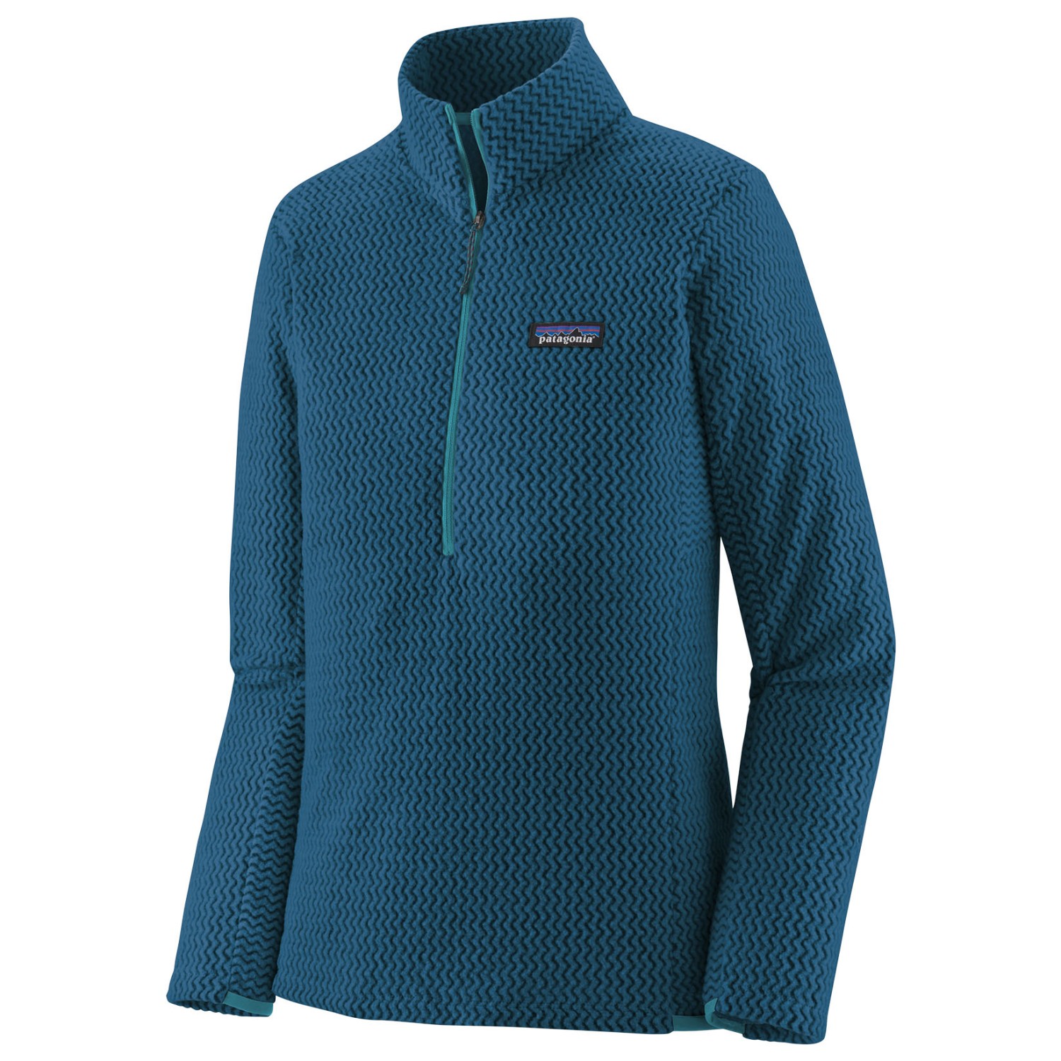 Флисовый свитер Patagonia Women's R1 Air Zip Neck, цвет Lagom Blue