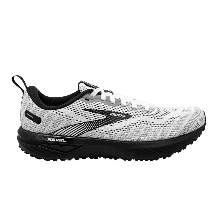 Кроссовки Brooks Revel 6 'White Black', белый кроссовки revel 6 brooks цвет blue bachelor button white