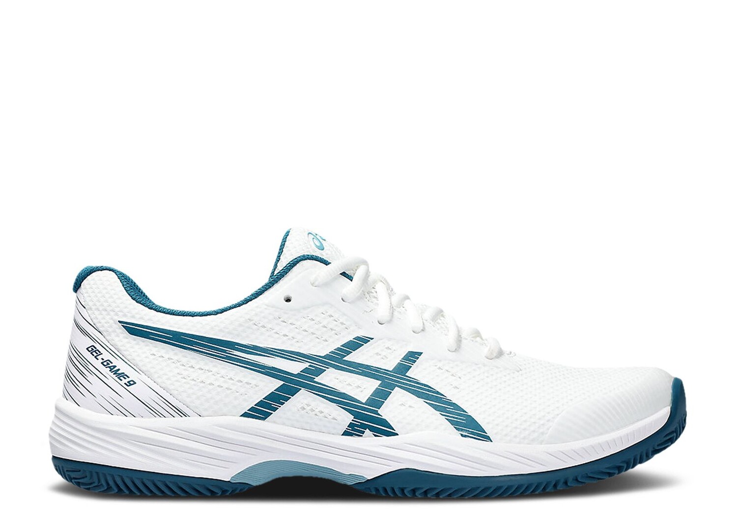

Кроссовки ASICS Gel Game 9 Clay Oc 'White Restful Teal', белый